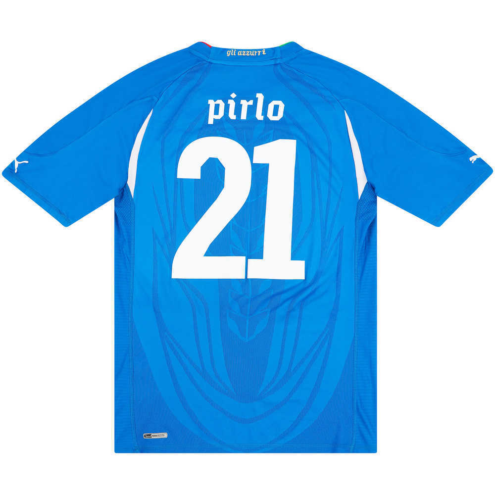 2010-12 Italy Player Issue Home Shirt Pirlo #21 (Excellent) XL