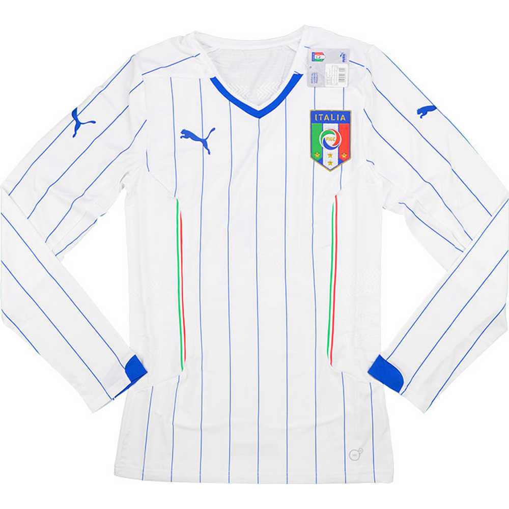 2014-15 Italy Player Issue Away L/S Shirt (ACTV Fit) *BNIB* XL
