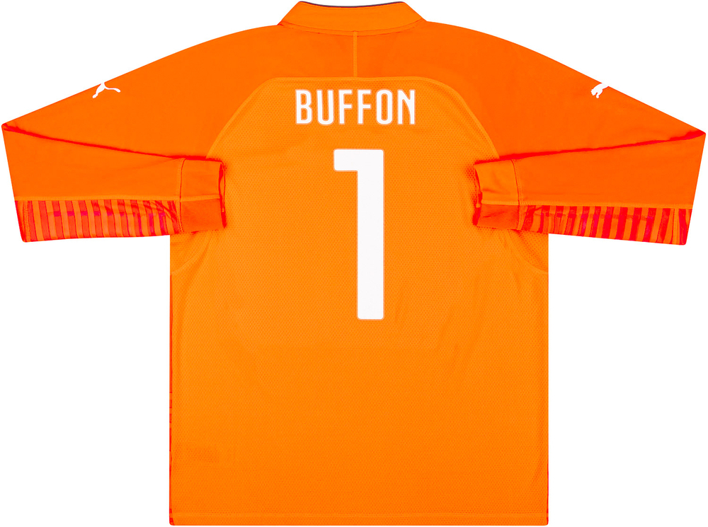 2014-15 Italy Player Issue GK Third L/S Shirt Buffon #1 *w/Tags*