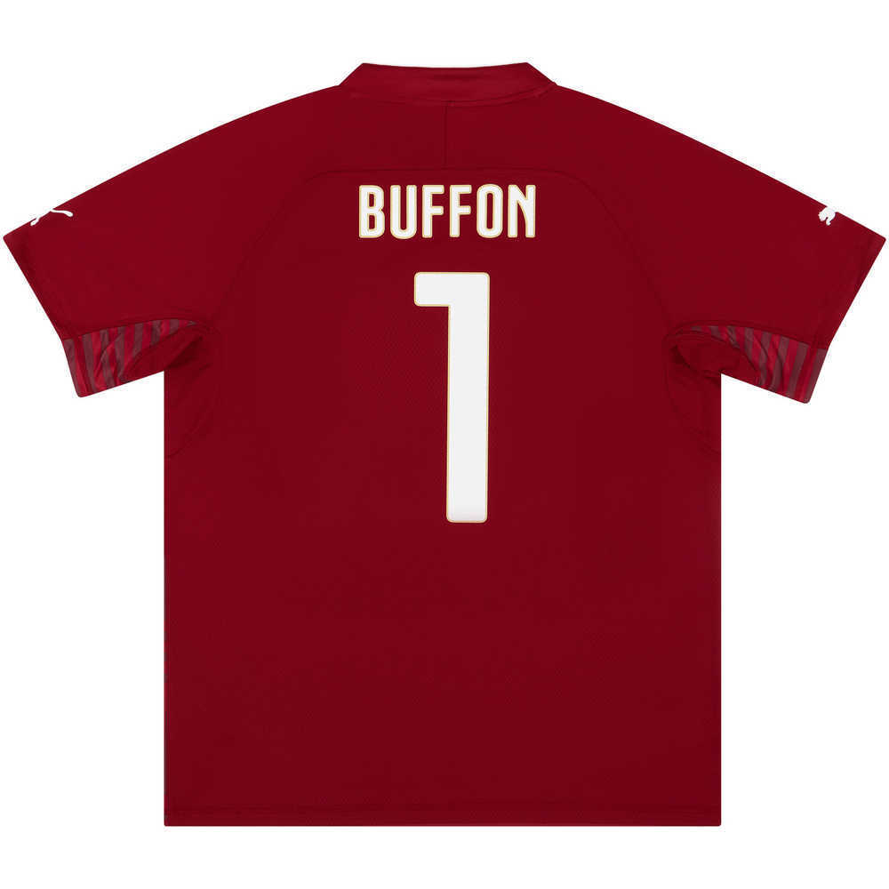 2014-15 Italy Player Issue GK Away S/S Shirt Buffon #1 *w/Tags*