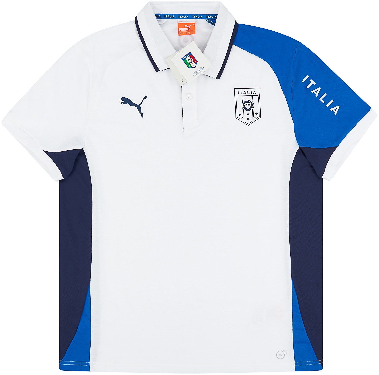 Gummi sikkerhed Bogholder 2014-15 Italy Puma Polo T-Shirt - NEW