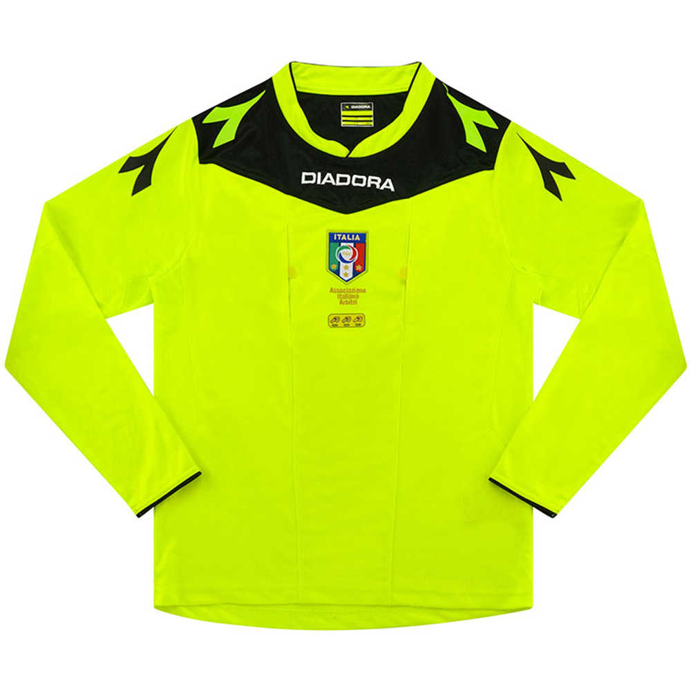 2015-16 Italy FIGC Referee L/S Shirt (Excellent) S