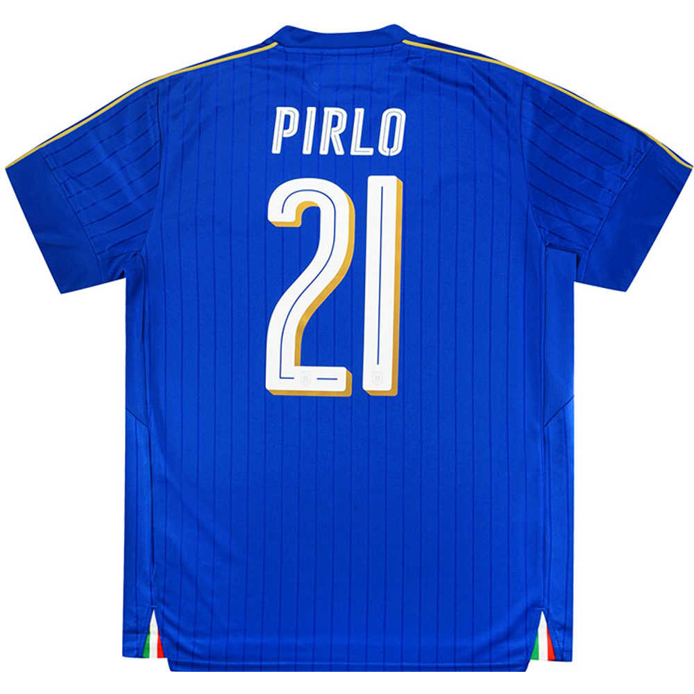 2016-17 Italy Home Shirt Pirlo #21 (Excellent) M