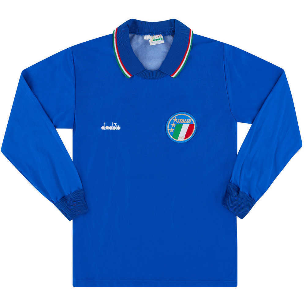 1986-88 Italy Home L/S Shirt (Good) L