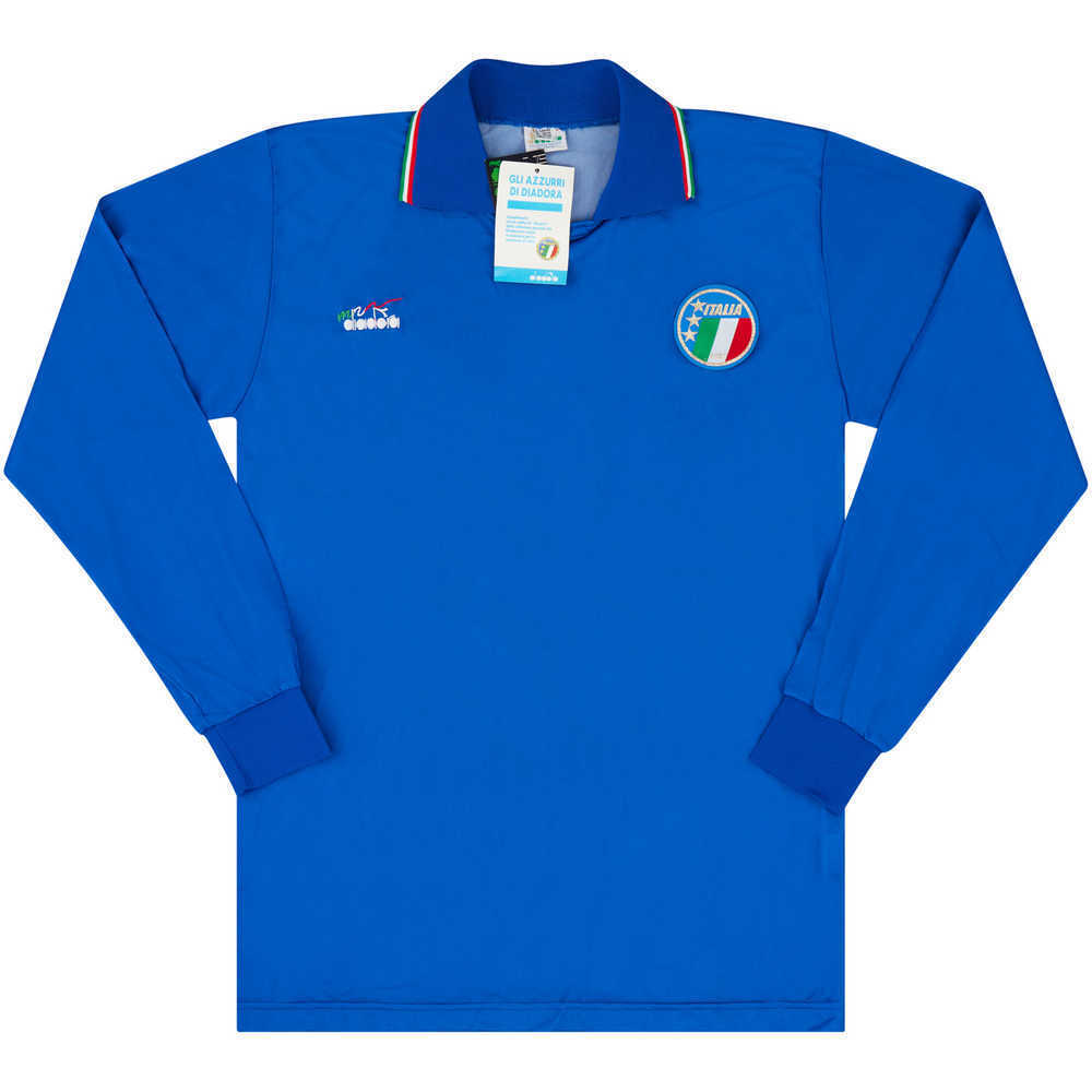 1986-90 Italy Home L/S Shirt *w/Tags* L