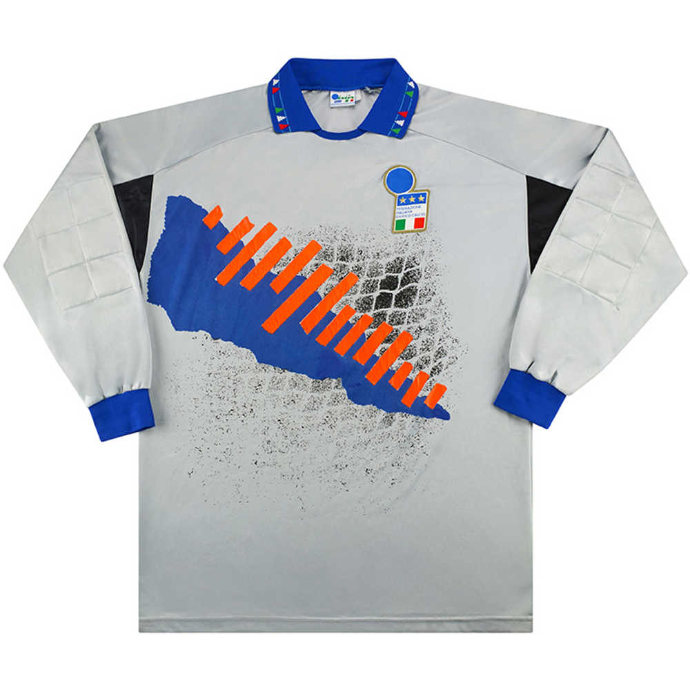 1993-94 Italy Match Issue GK Shirt #12