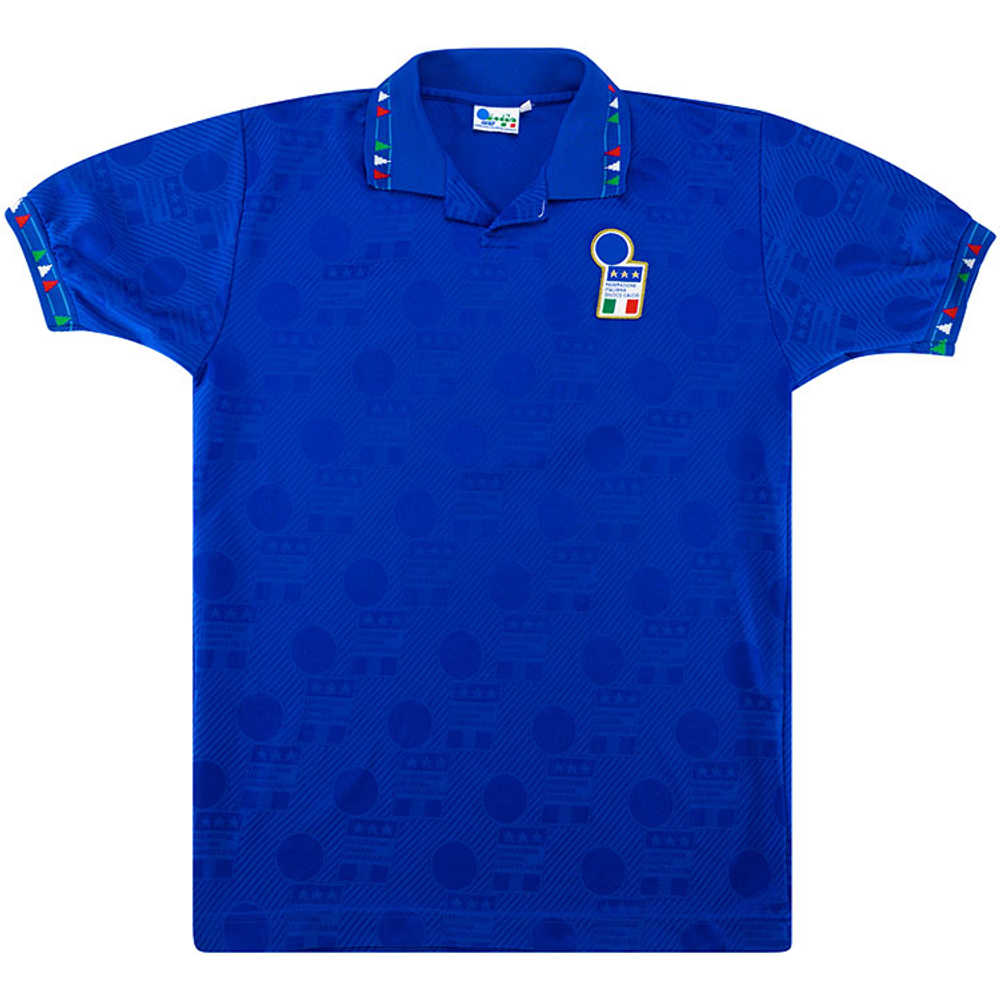 1994 Italy Home Shirt #10 (Baggio) (Very Good) Y
