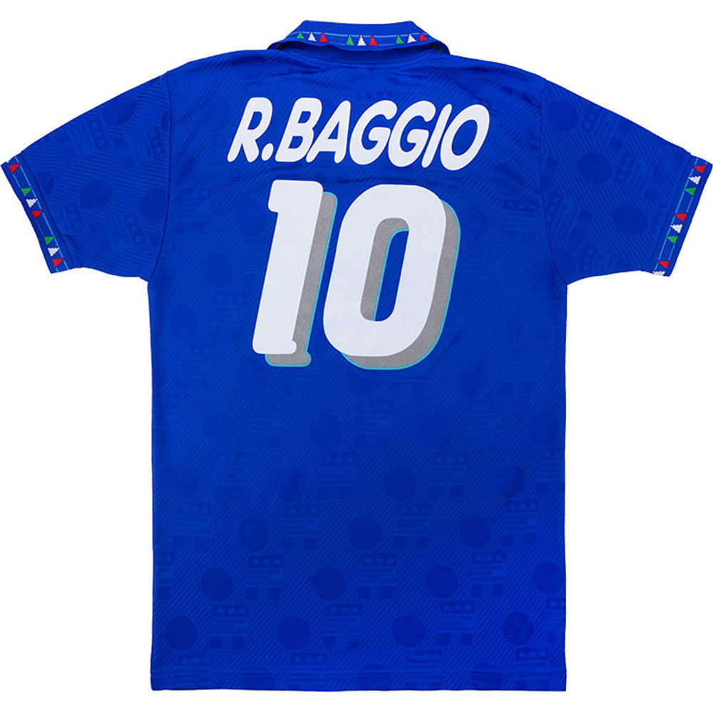 1994 Italy Home Shirt R.Baggio #10 (Very Good) M