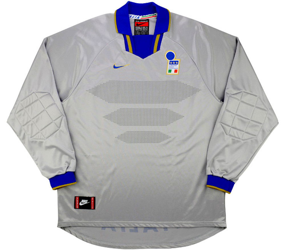1996-97 Italy GK Shirt (Excellent) L-Roberto Baggio Italy Goalkeeper Euro 2020