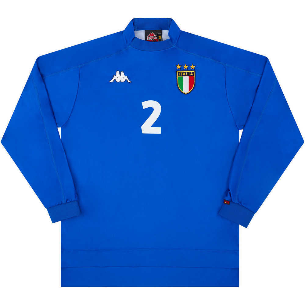 2000 Italy Match Worn Home L/S Shirt #2 (Ferrara)