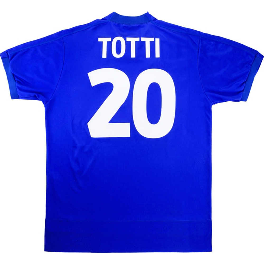 1998-99 Italy Home Shirt Totti #20 (Excellent) XL