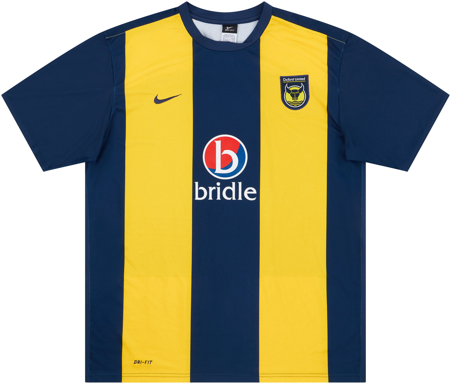 Oxford United Home football shirt 2006 - 2008. Sponsored by Buildbase