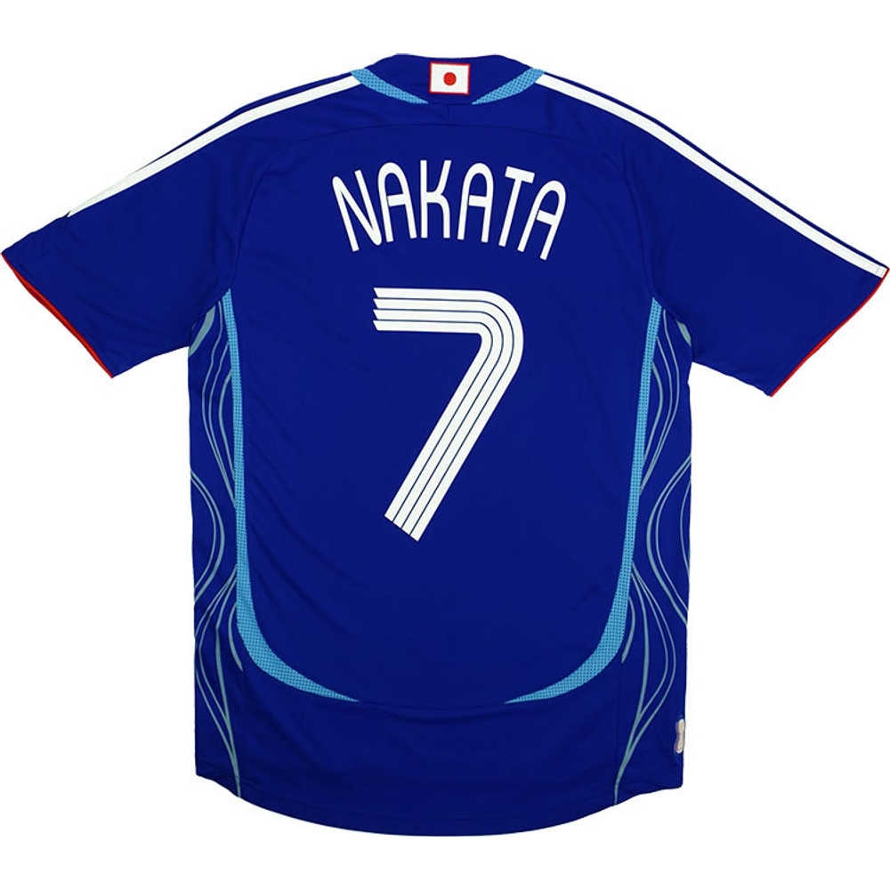 2006-08 Japan Home Shirt Nakata #7 (Very Good) XXL