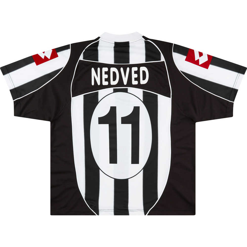 2002-03 Juventus Home Shirt Nedved #11 (Very Good) L