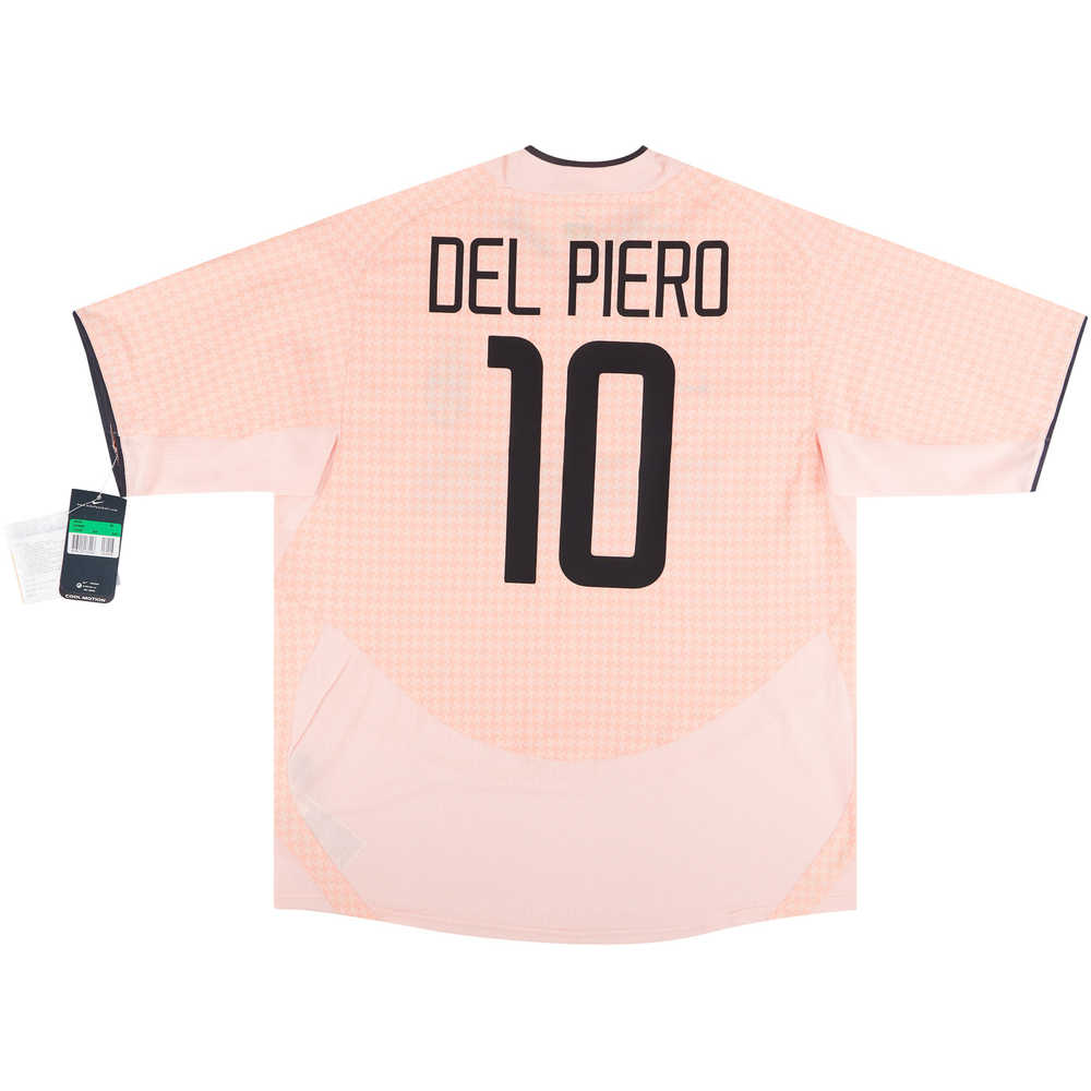 2003-04 Juventus Away Shirt Del Piero #10 *w/Tags* XL