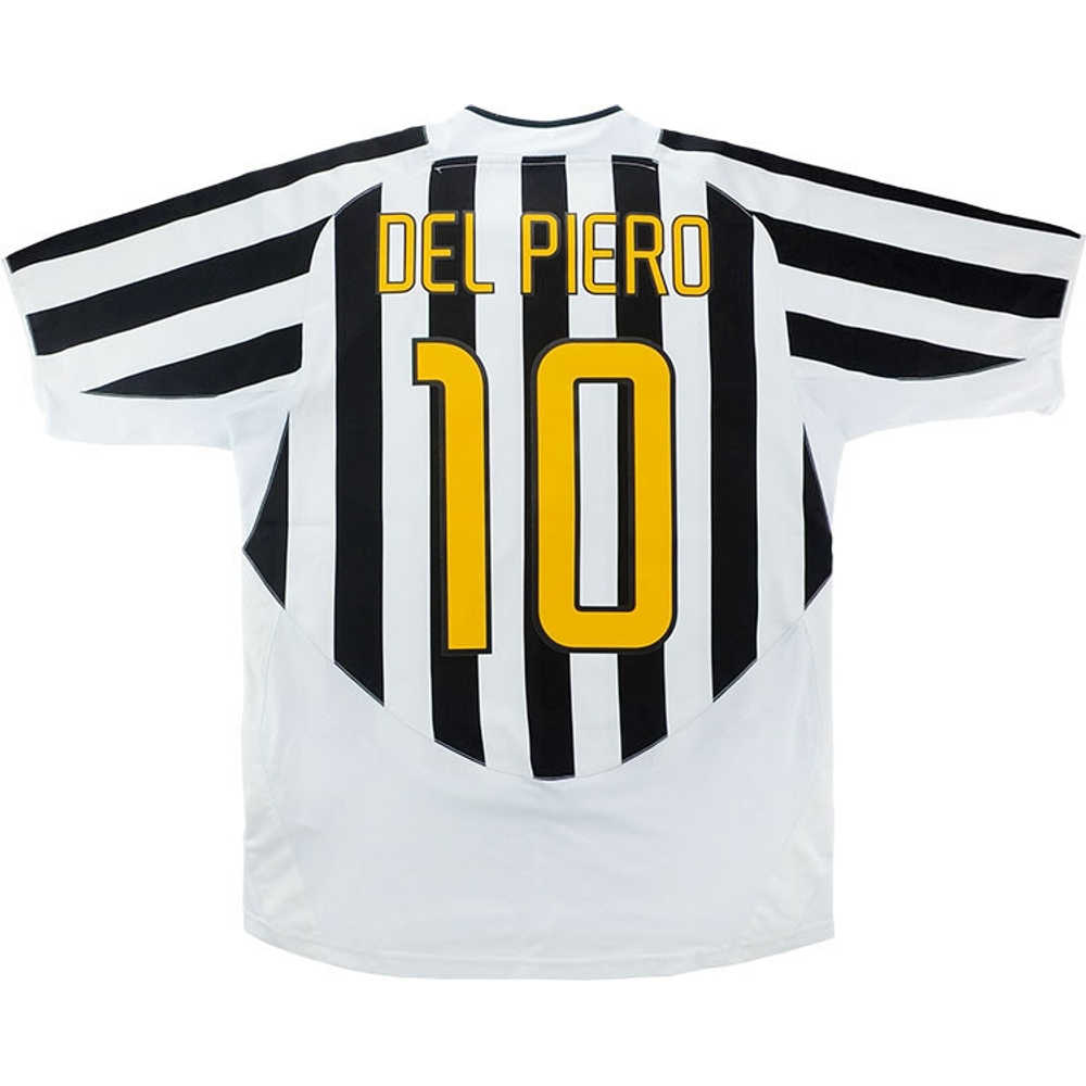 2003-04 Juventus Home Shirt Del Piero #10 (Very Good) XL