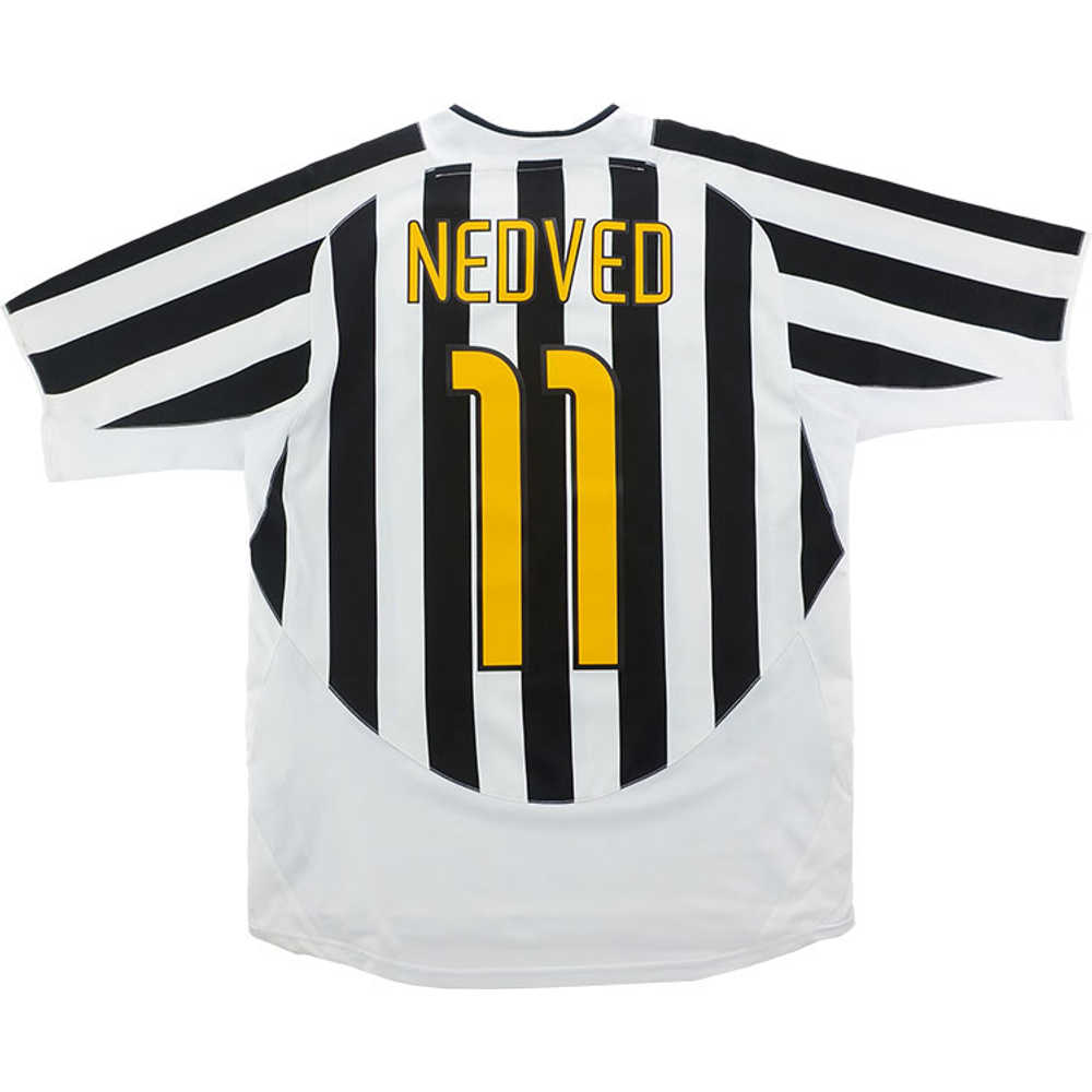 2003-04 Juventus Home Shirt Nedved #11 (Very Good) XL
