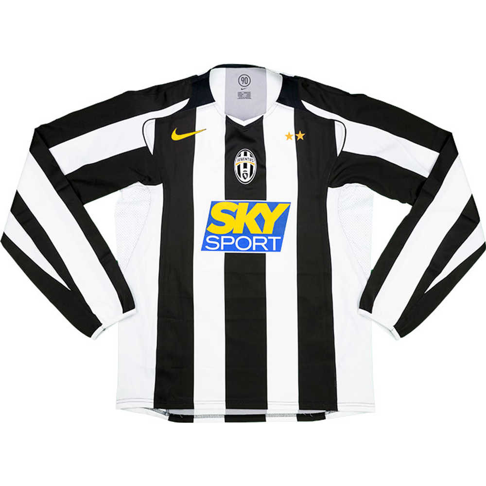 2004-05 Juventus Home L/S Shirt (Excellent) XL