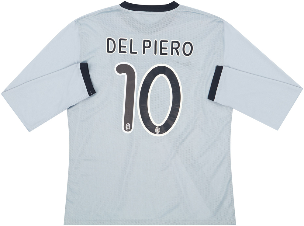 2009-10 Juventus Player Issue Away L/S Shirt Del Piero #10 (Good) XL
