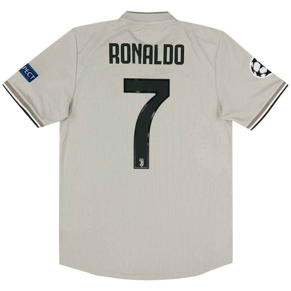 2018-19 Juventus Player Issue European Away Shirt Ronaldo #7 *w/Tags* M