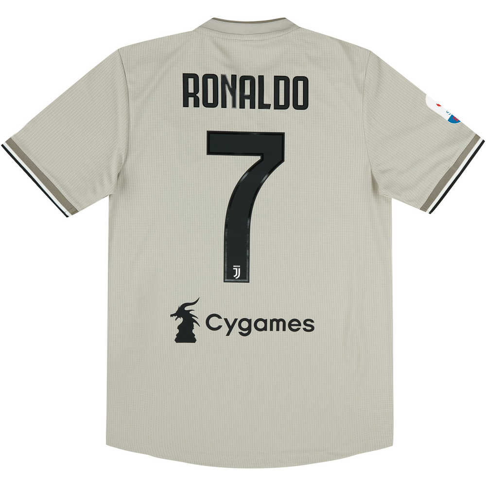 2018-19 Juventus Player Issue Domestic Away Shirt Ronaldo #7 *w/Tags* M