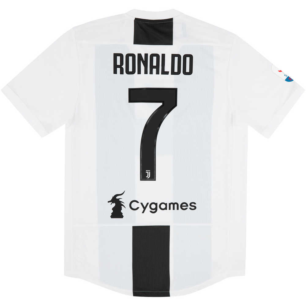 2018-19 Juventus Player Issue Domestic Home Shirt Ronaldo #7 *w/Tags* M