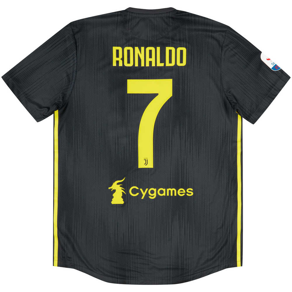 2018-19 Juventus Player Issue Domestic Third Shirt Ronaldo #7 *w/Tags* L