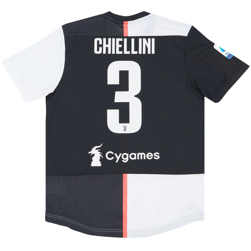 2019-20 Juventus Player Issue Domestic Home Shirt Chiellini #3 *w/Tags*