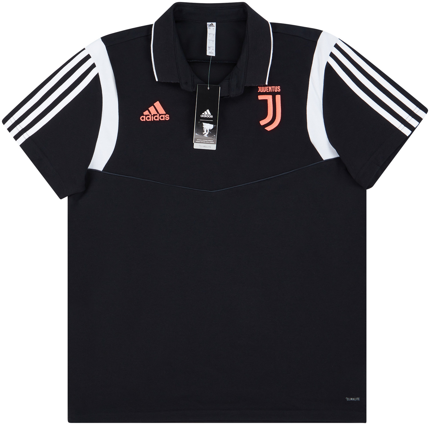 baas Schrijfmachine Helder op 2019-20 Juventus adidas Polo T-Shirt - NEW