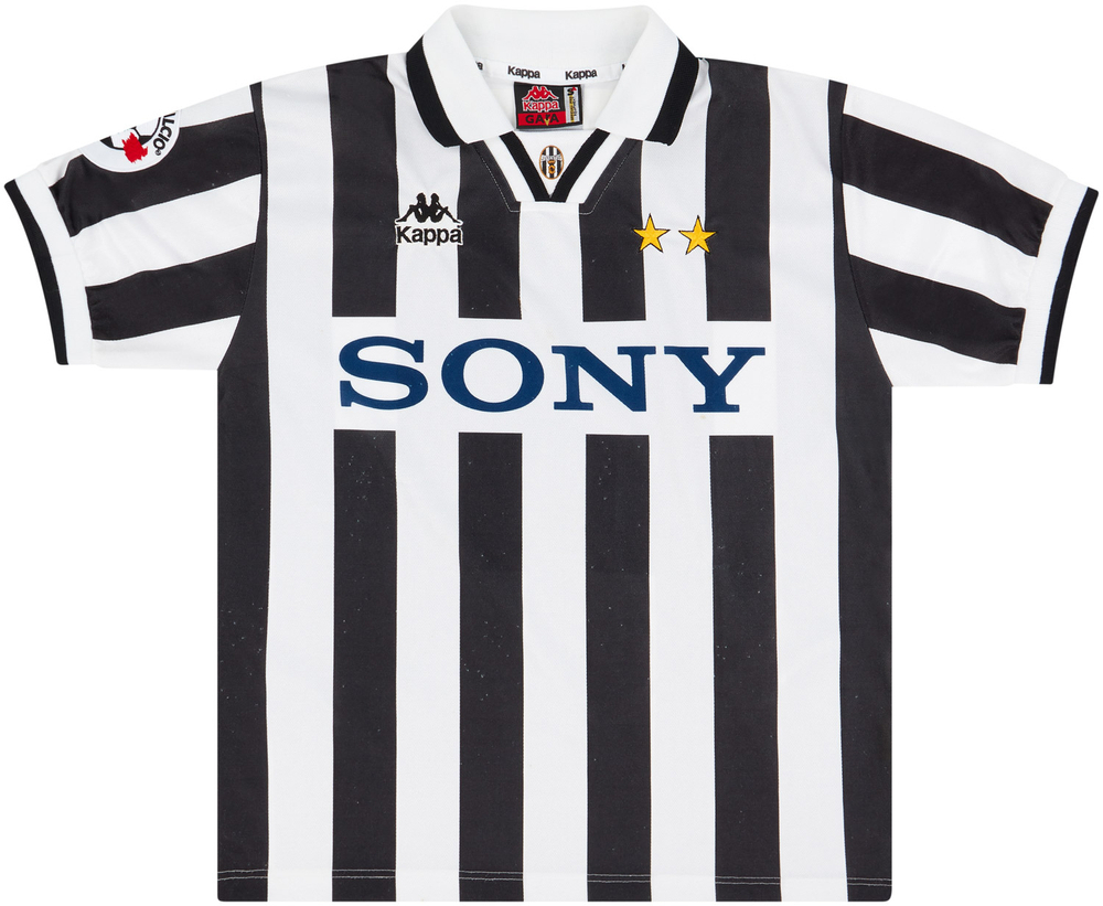 1995-97 Juventus Home Shirt Boksic #9 (Very Good) S