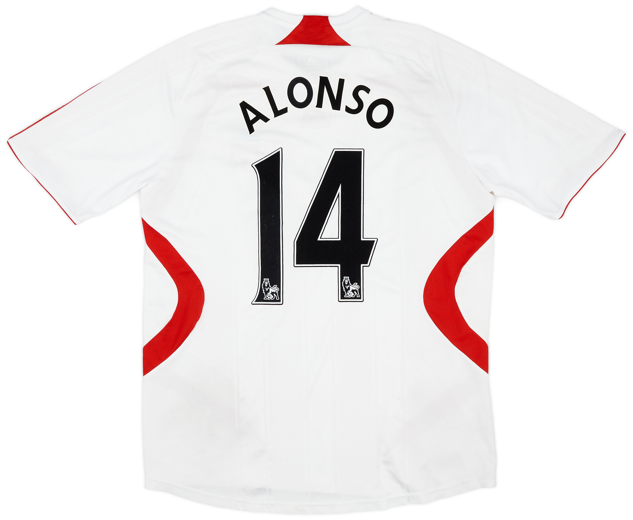 2007-08 Liverpool Away Shirt Alonso #14 - Excellent 9/10 - (XL)