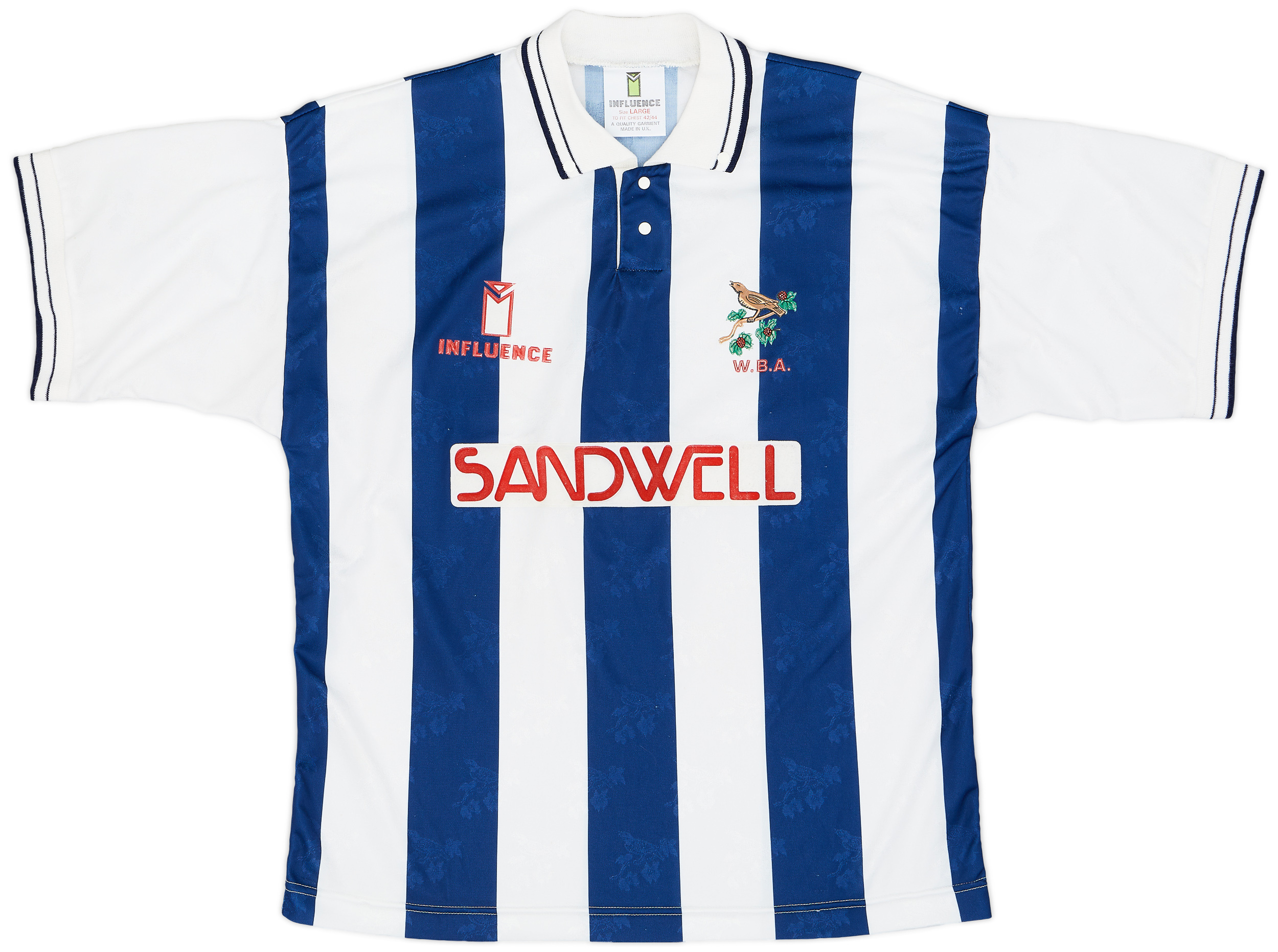 1991-92 West Brom Home Shirt - 8/10 - ()