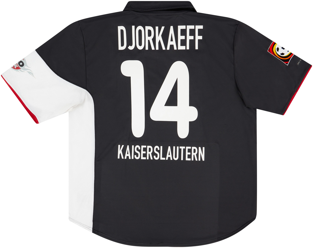 2000-01 Kaiserslautern Centenary Away Shirt Djorkaeff #14 (Very Good) XL