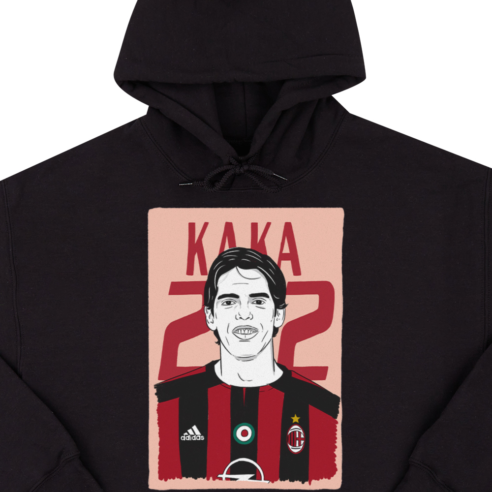 2003-04 AC Milan Kaká #22 Serie A Icons Hooded Top