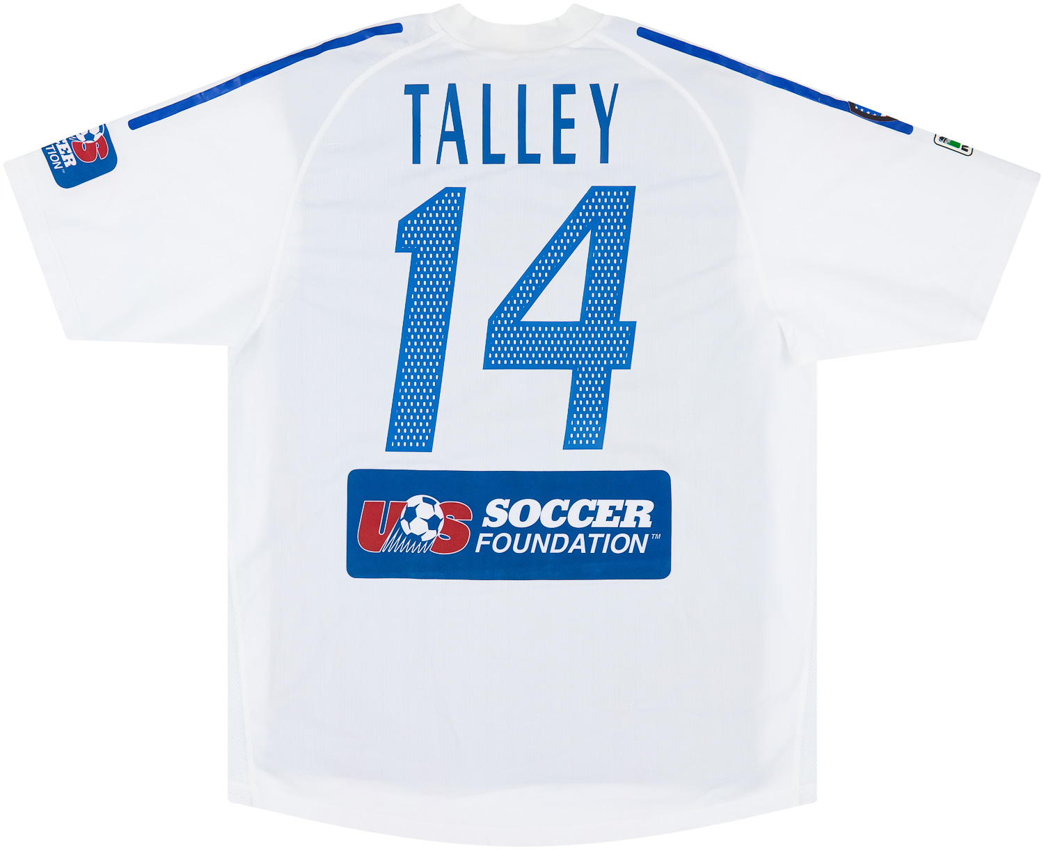 2002 Kansas City Wizards Match Issue Away Shirt Talley #14