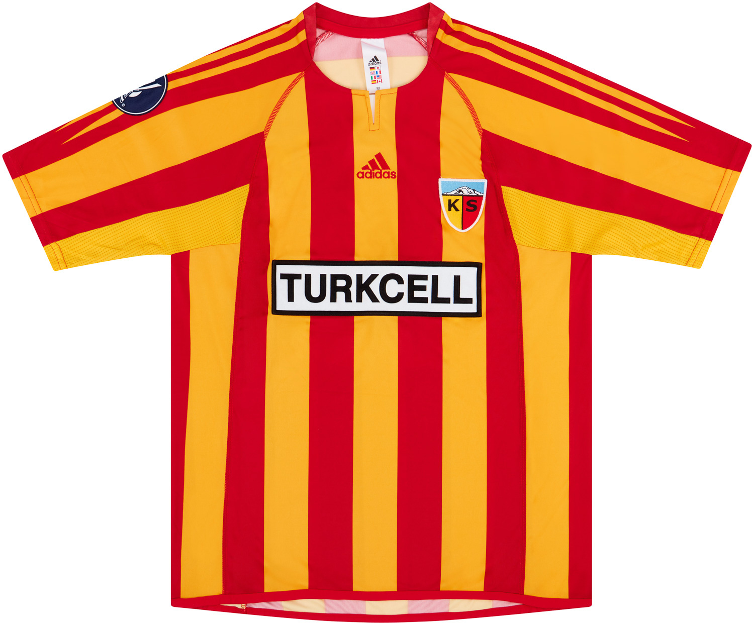 2006-07 Kayserispor Match Worn UEFA Cup Home Shirt Akagündüz #11 (v AZ)