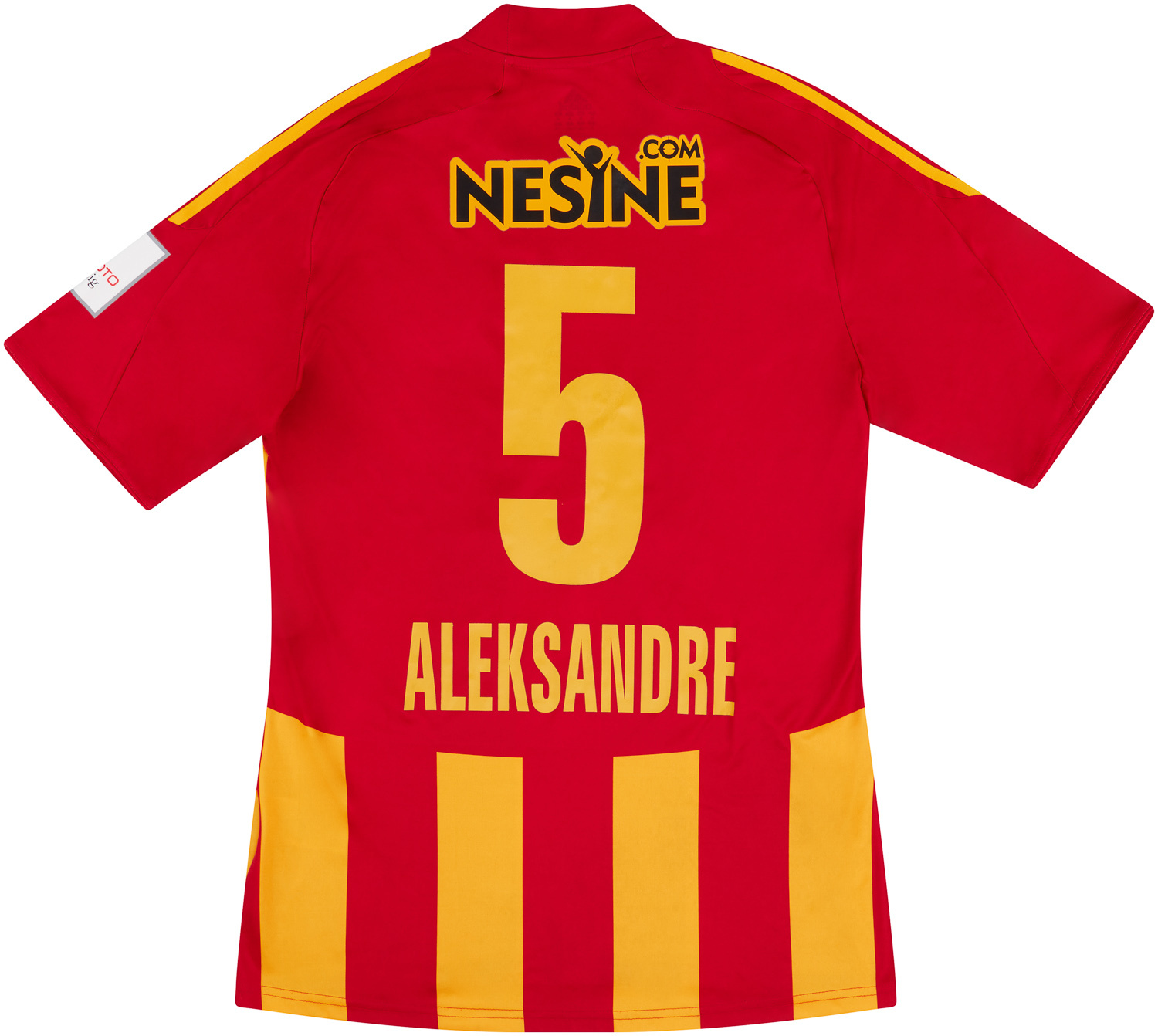 2010-11 Kayserispor Match Issue Home Shirt Aleksandre #5
