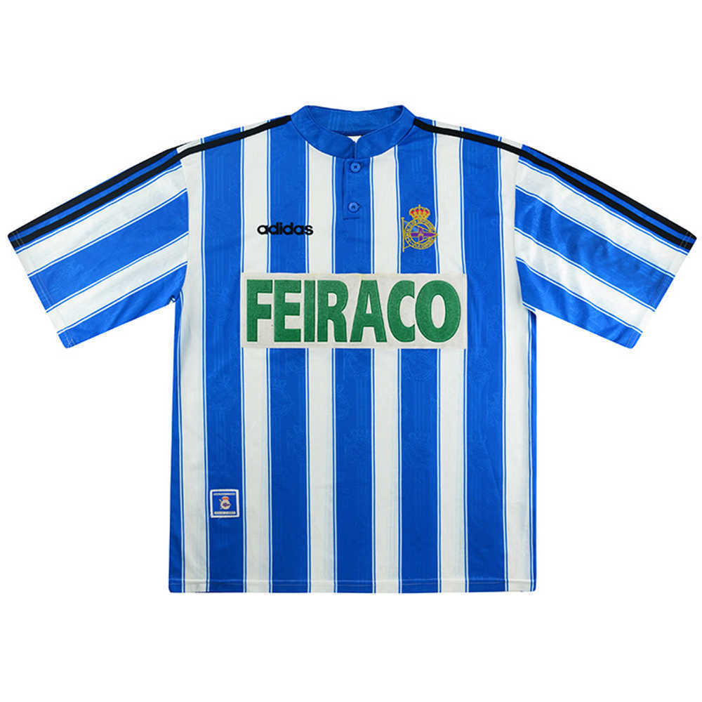1996-98 Deportivo Home Shirt (Excellent) XL