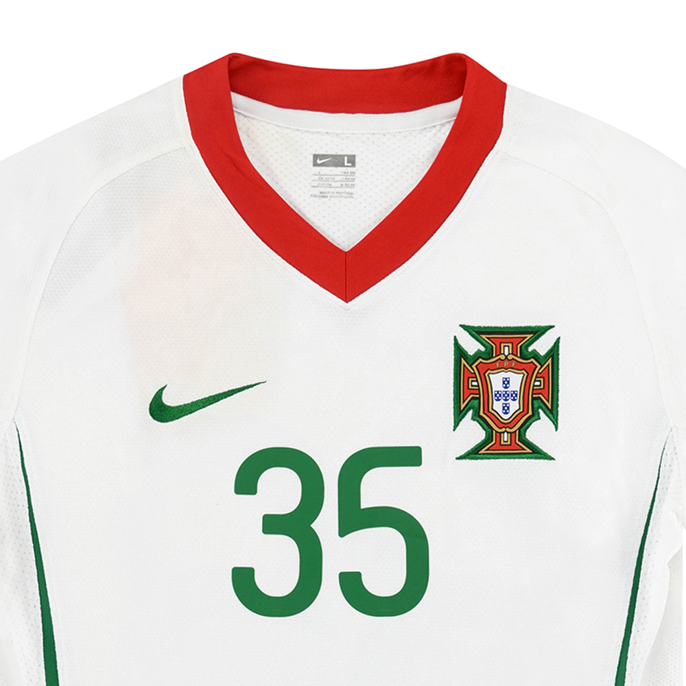 2008 Portugal Match Issue Away Shirt J.Ribeiro #35-Match Worn Shirts International Teams Portugal Certified Match Worn Match Worn Shirts International Teams Portugal Certified Match Worn