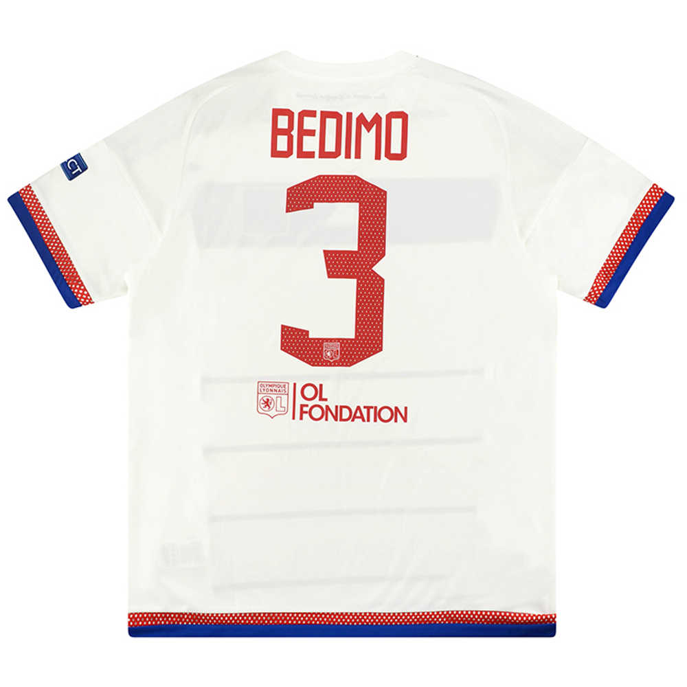 2015-16 Lyon Champions League Home Shirt Bedimo #3 *Mint* L