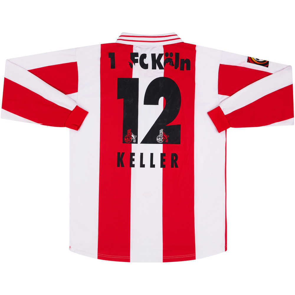 2000-01 FC Koln Match Worn Away L/S Shirt Keller #12 (v Kaiserslautern)