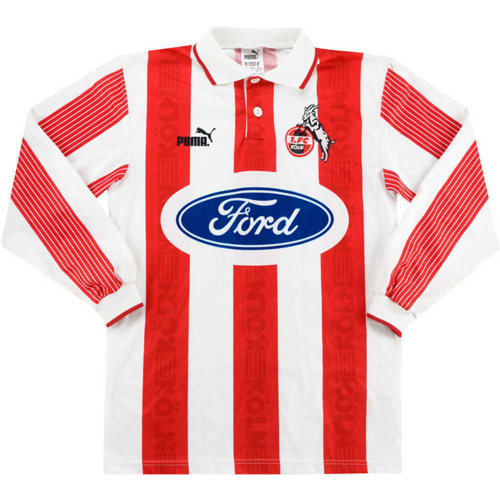 1995-96 FC Koln Home L/S Shirt (Very Good) XS