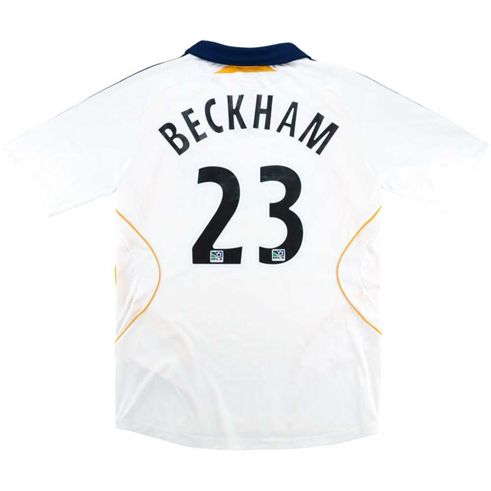 2007-08 LA Galaxy Home Shirt Beckham #23 (Very Good) XL
