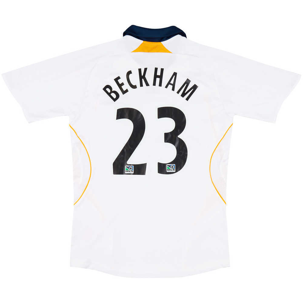 2007-08 LA Galaxy Home Shirt Beckham #23 (Very Good) L.Boys