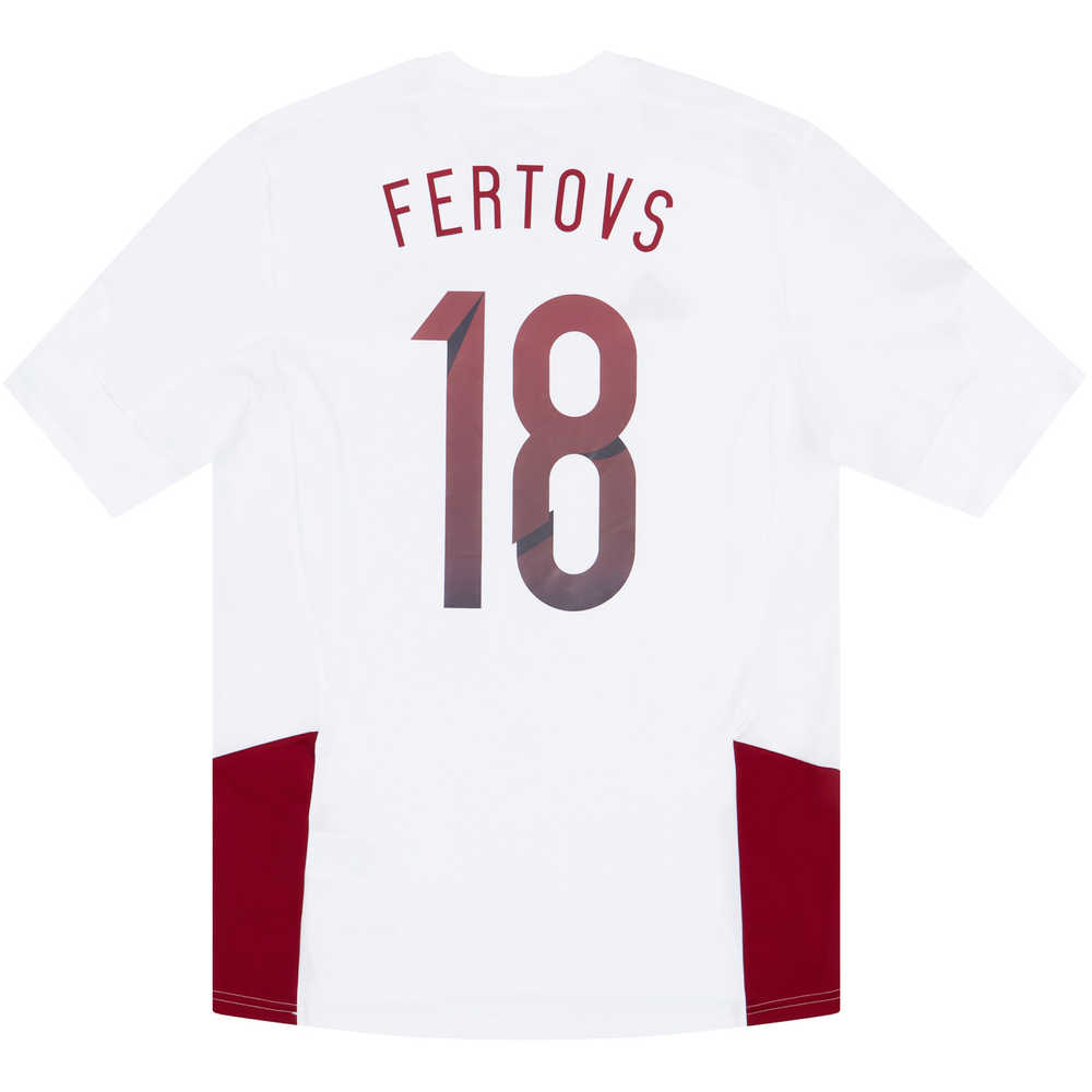 2014-15 Latvia Match Issue Away Shirt Fertovs #18