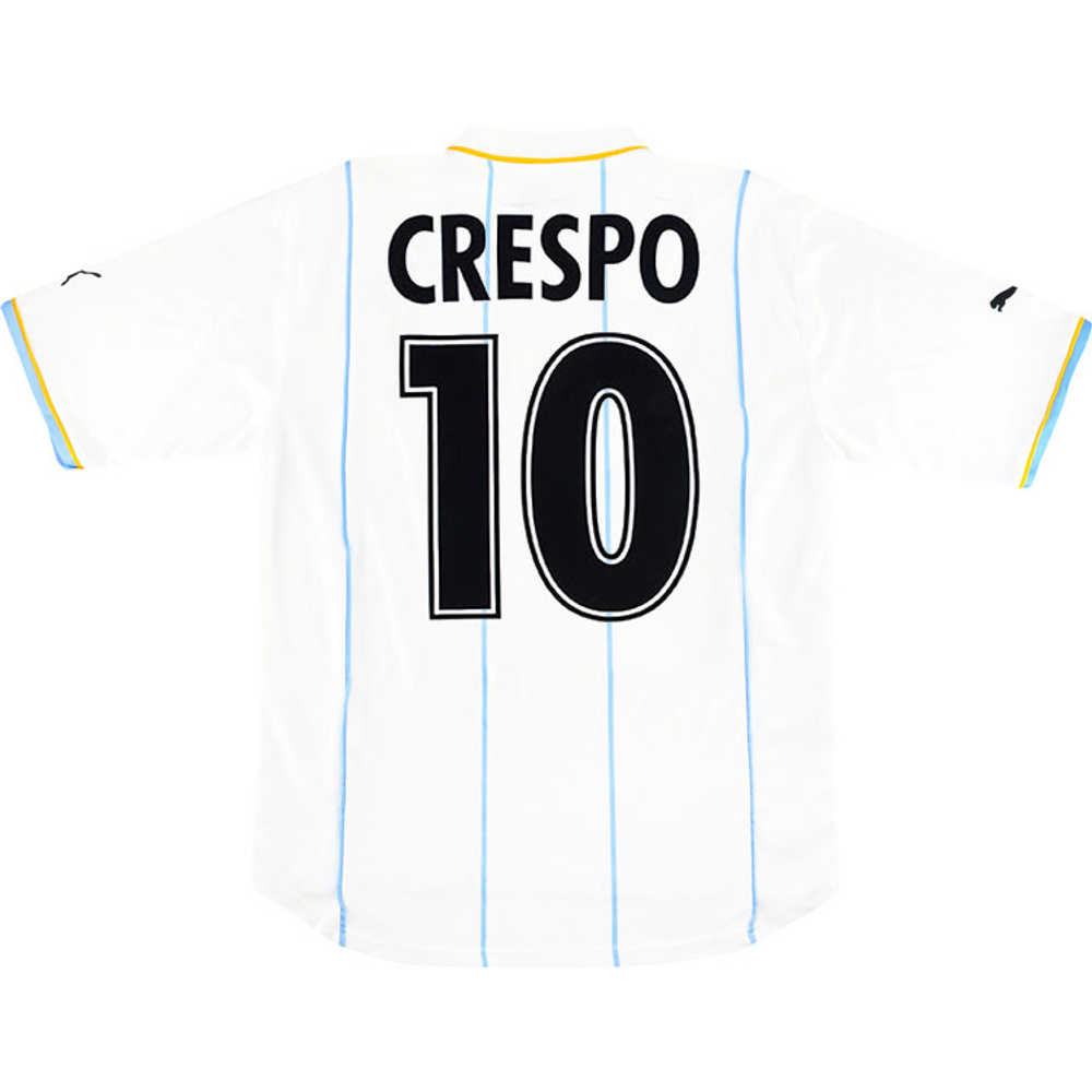 2001-02 Lazio European Home Shirt Crespo #10 (Excellent) L