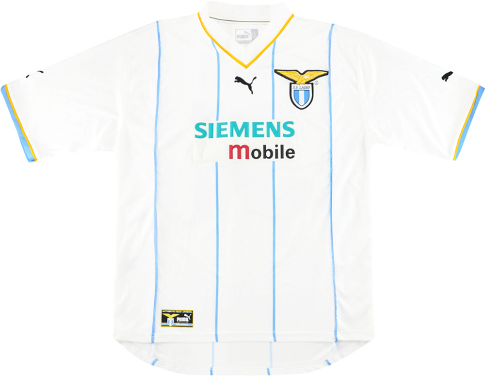 2001-02 Lazio European Home Shirt Crespo #10 (Very Good) L
