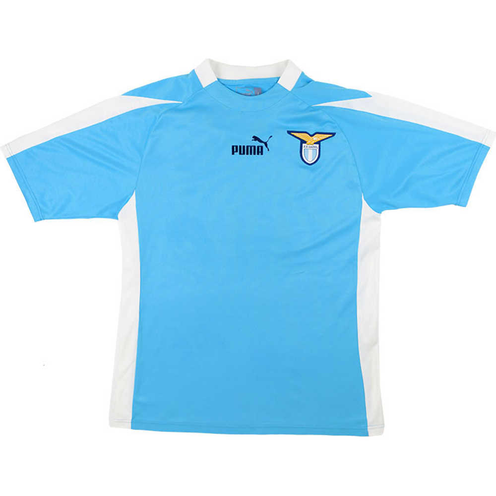 2003-04 Lazio 'Signed' Basic Home T-Shirt (Excellent) L
