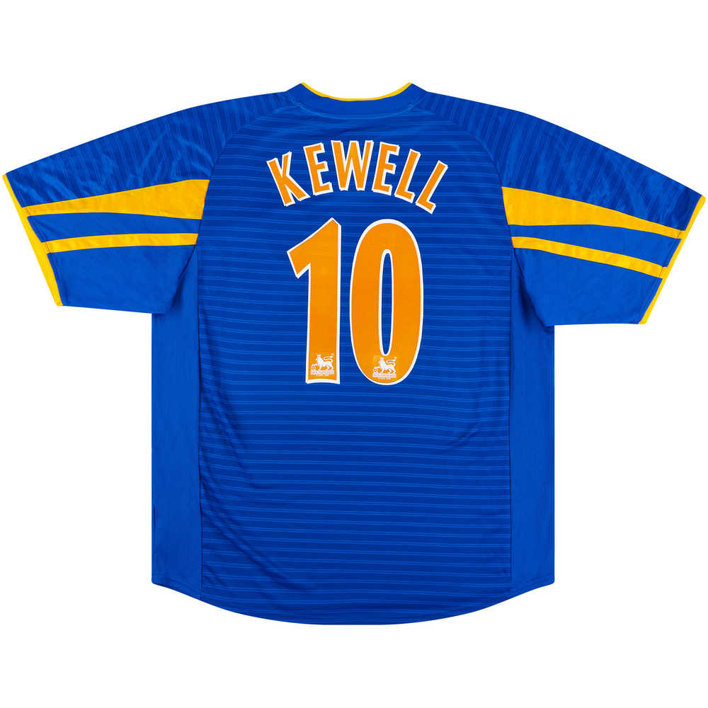 2001-03 Leeds United Away Shirt Kewell #10 (Very Good) XL
