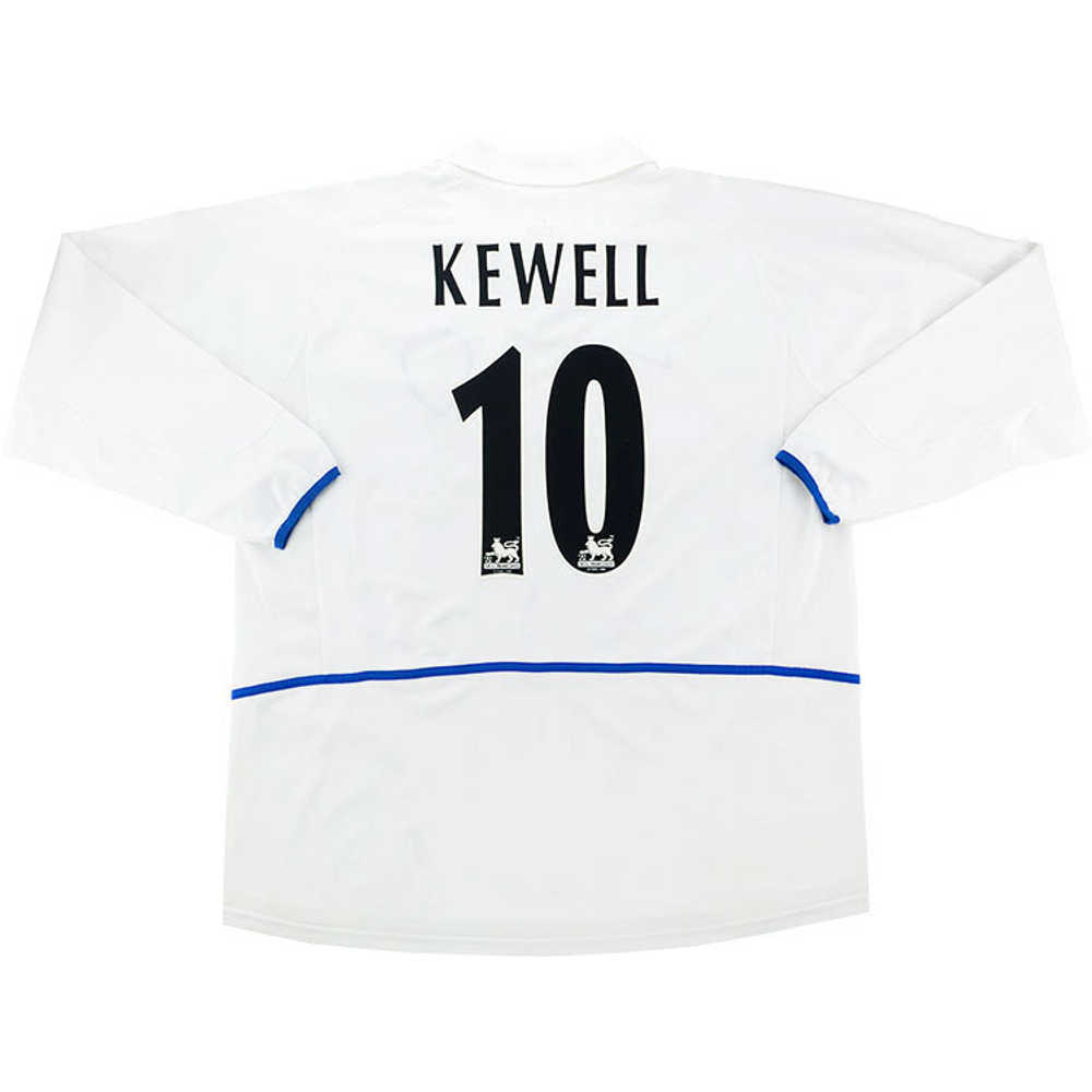2002-03 Leeds United Home L/S Shirt Kewell #10 (Very Good) M
